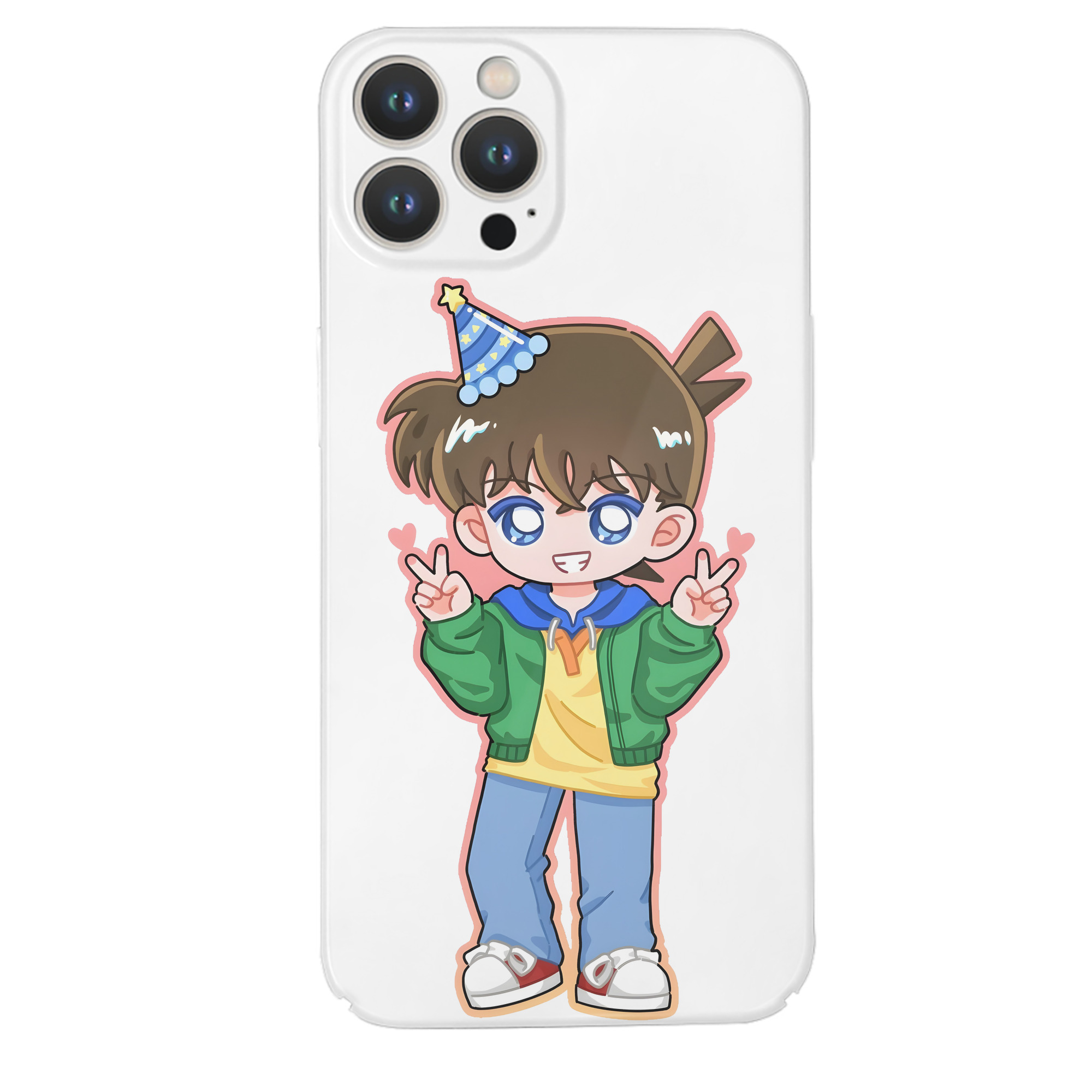 （画像用） 名探偵コナン 江戸川 コナン Detective Conan Conan Edogawa 【iPhone 14シリーズ対応】ハードケース